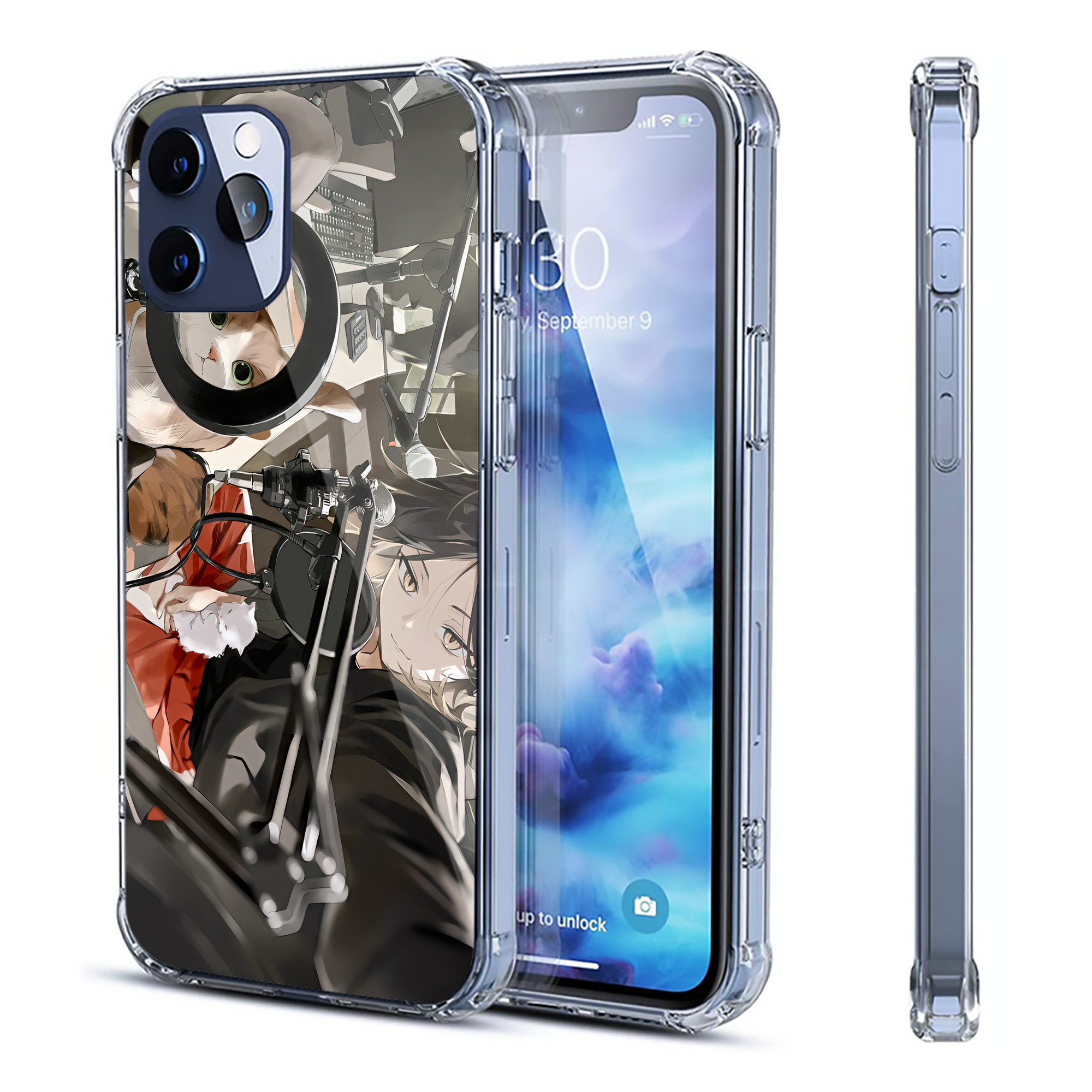 （画像用） ハイキュー!! Haikyu!! 【iPhone 12シリーズ対応】透明スマホケース（クリアソフトケース）